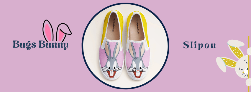 All Ears on You – Rock Bugs Bunny Slip-ons Like a True Style Star - The Quirky Naari