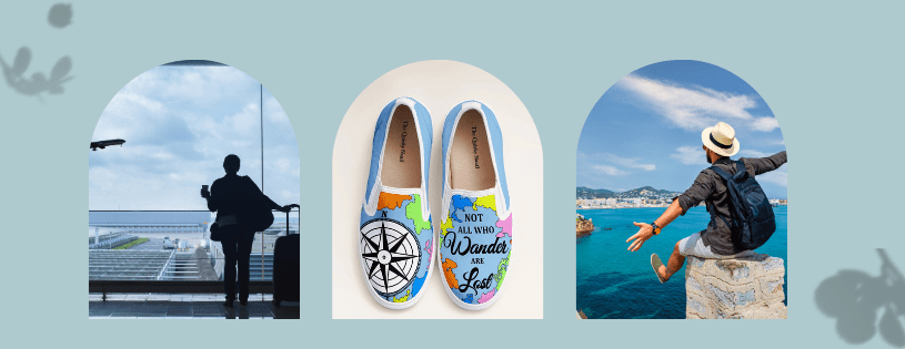 ✨ Drawn to Roam: The Design Journey of Wanderlust Slip-Ons - The Quirky Naari