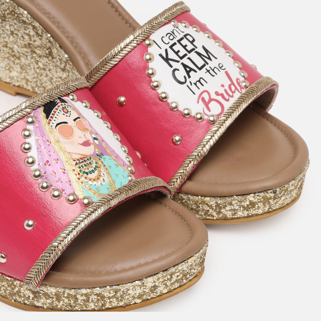 Bridal Wedges - The Quirky Naari