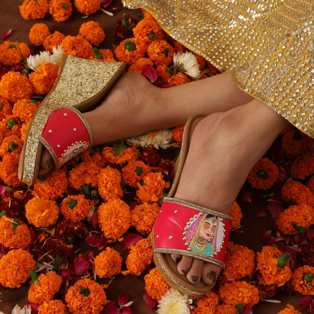 Bridal Wedges - The Quirky Naari