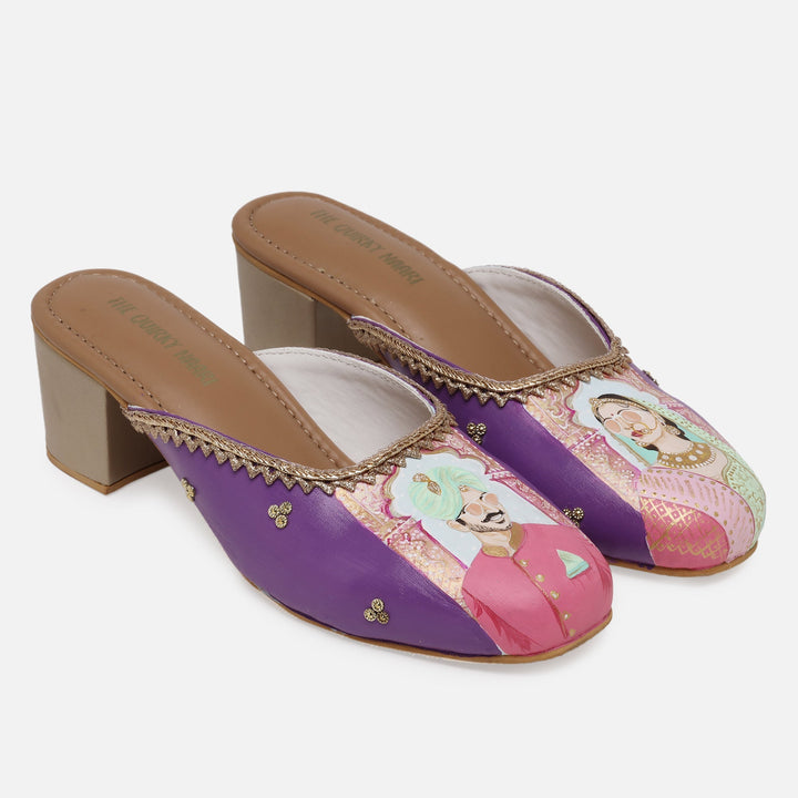 Bride-Groom Mules - The Quirky Naari