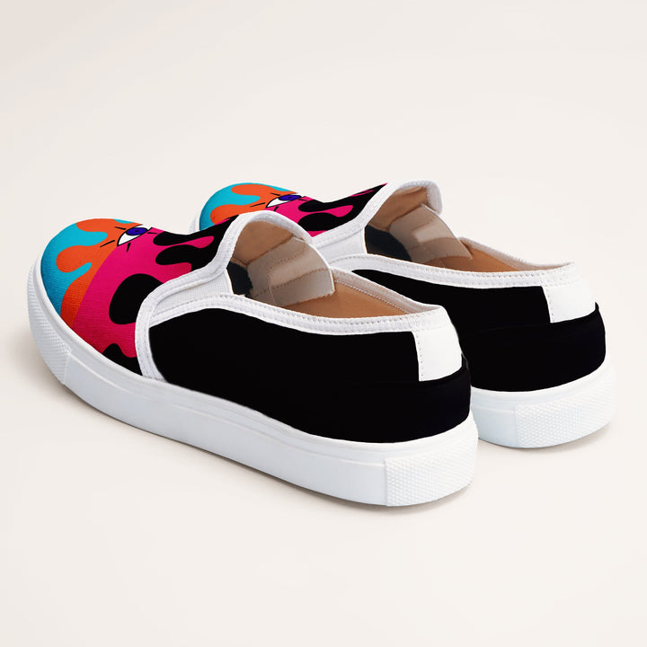 Dripping Eye Slipons - The Quirky Naari