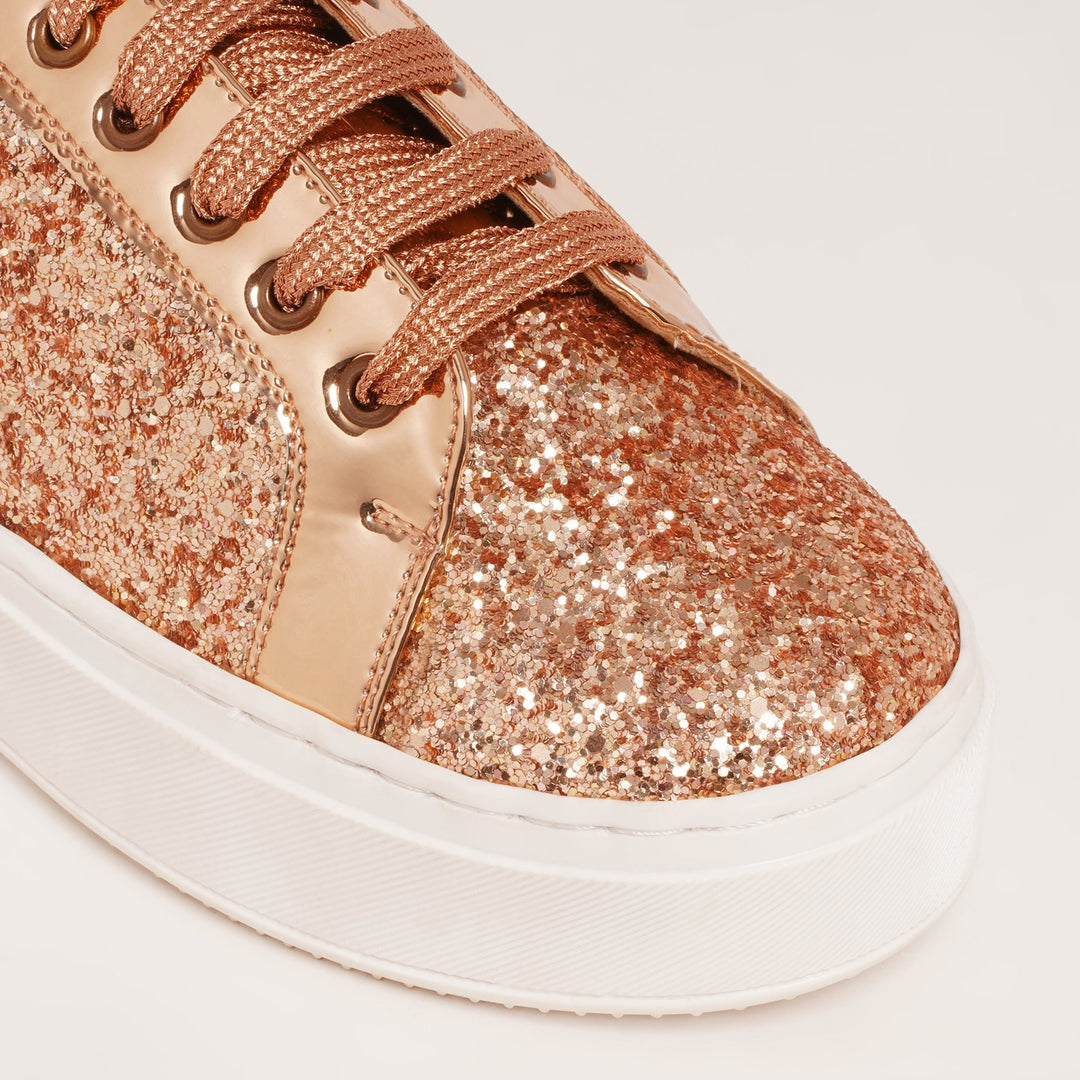 Glitterati Sneakers - Rose Gold - The Quirky Naari