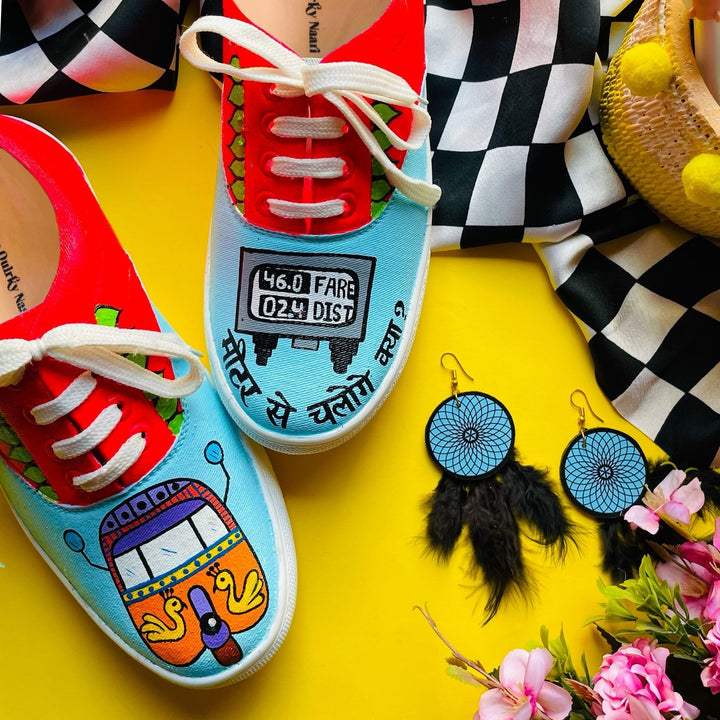 Meter Se Chaloge Sneakers - The Quirky Naari