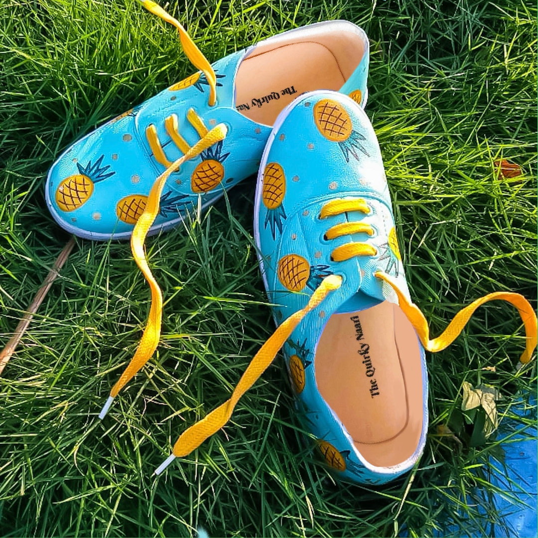 Pineapple Sneakers - The Quirky Naari