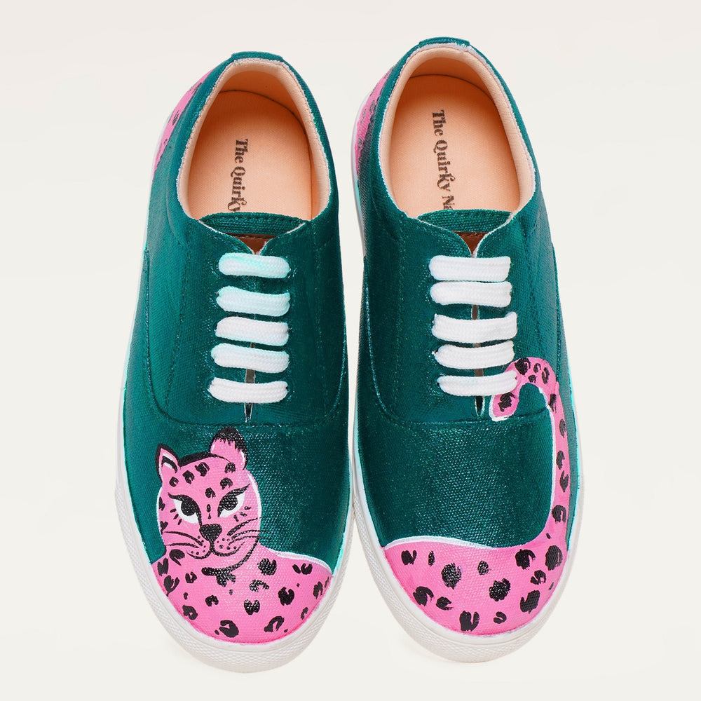 Pink Panther Sneakers - The Quirky Naari
