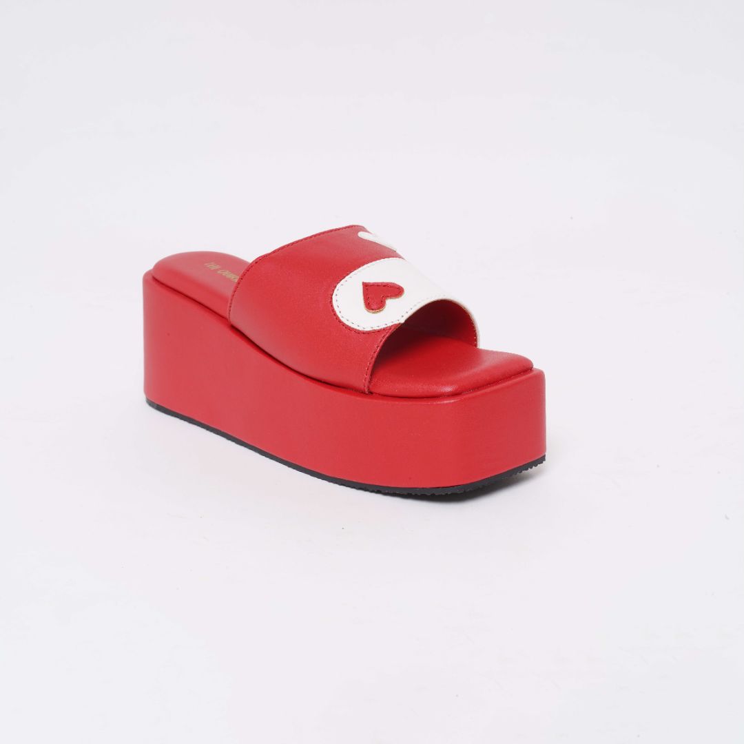 Yin Yang Platforms - Kiss Me Red - The Quirky Naari