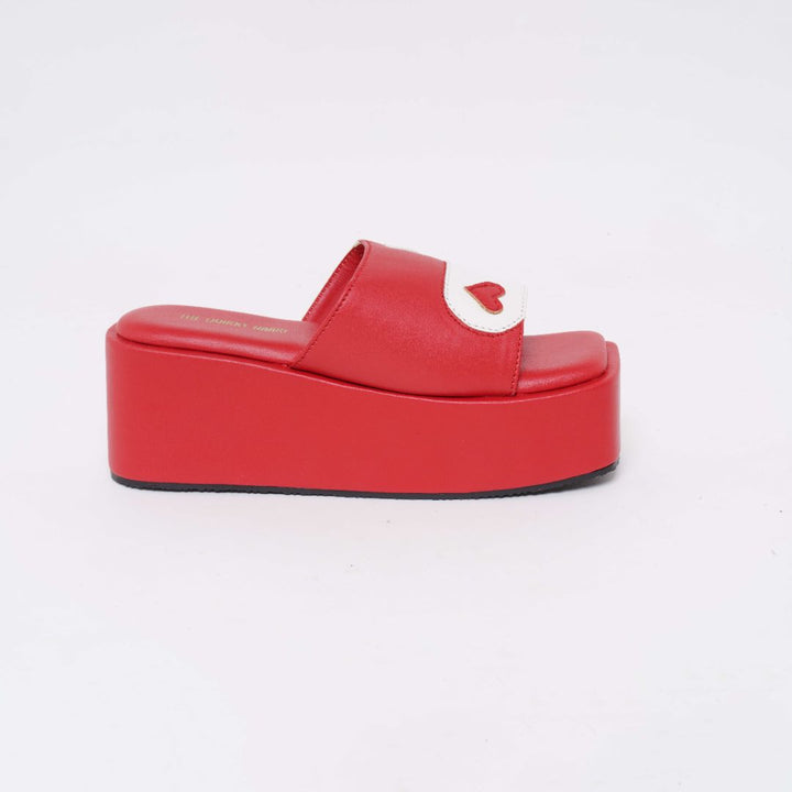 Yin Yang Platforms - Kiss Me Red - The Quirky Naari